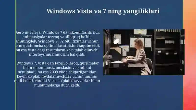 Windows operatsion tizimi tarixi va unda ishlash asoslari 4