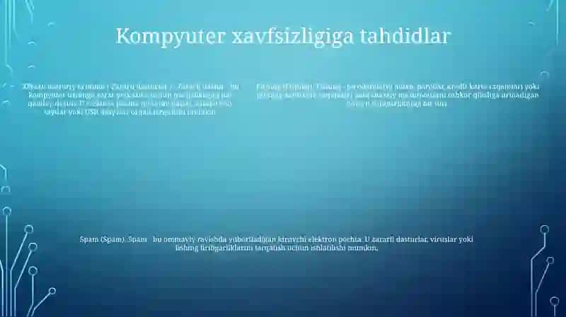 Kompyuter Tizimining Axborot Xavfsizligi 4