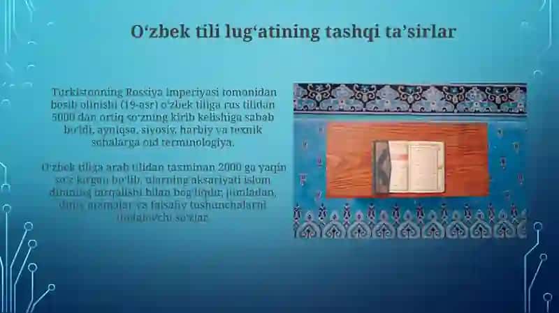 Tarixiy jihatdan o'zbek tili leksikasi 4