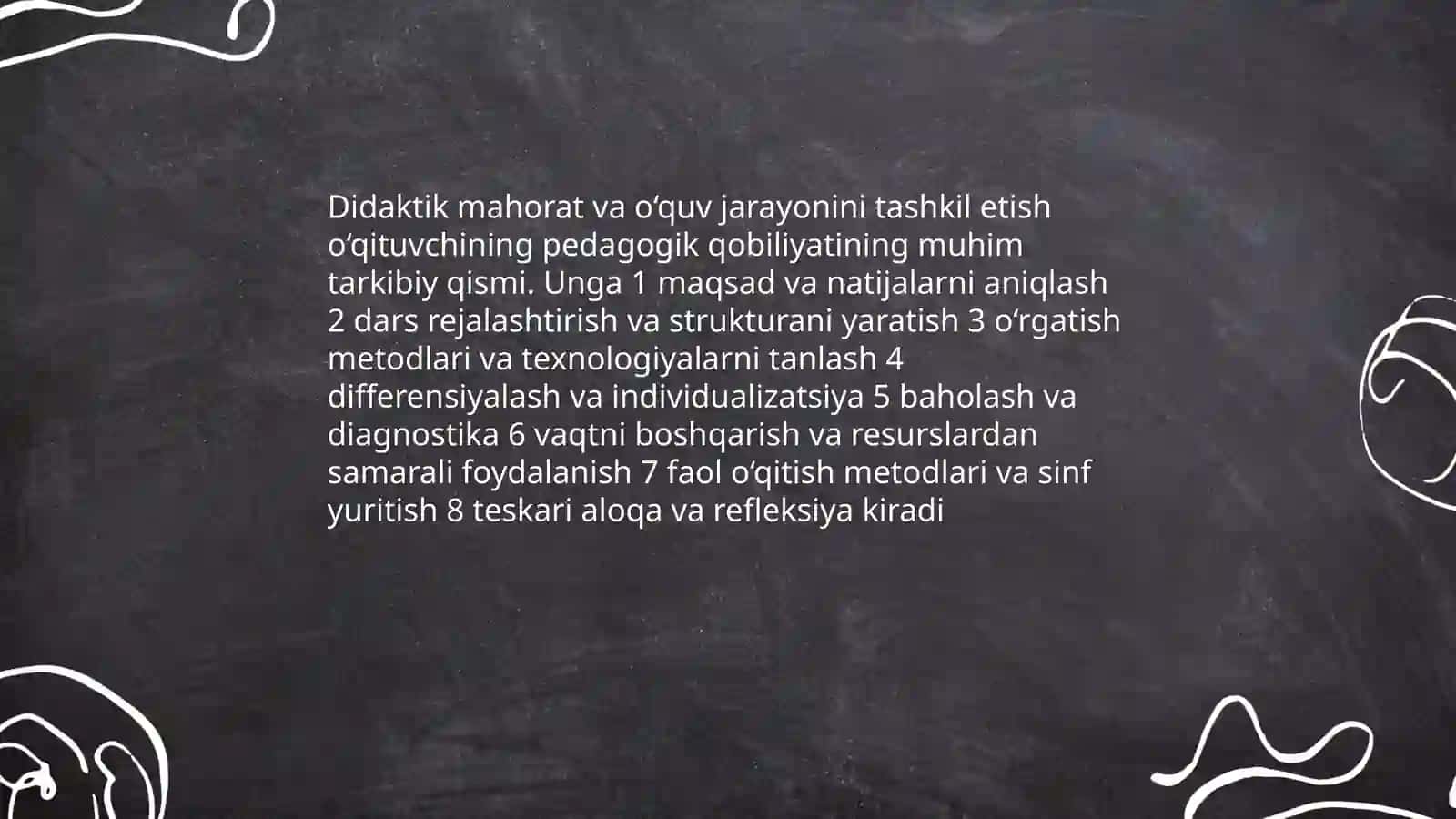 Oʻqtuvchi pedagogik qobilyatining asosiy sifatlari va yetakchi xususiyatlari 4