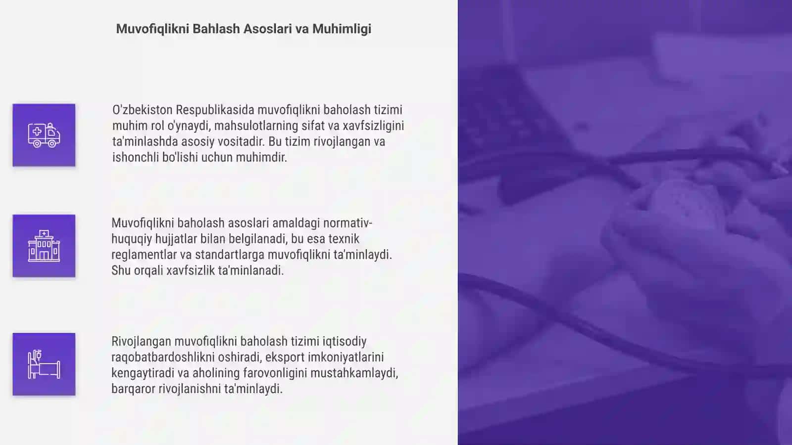O'zbekiston Respublikasida Muvofiqlikni Baxolash Tizimi 4
