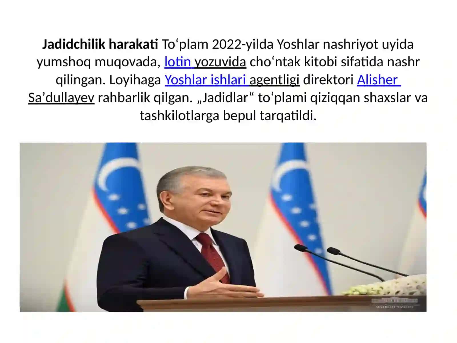 Jadidchilik harakati namoyondalari mavzusida taqdimot tayyorlash 4