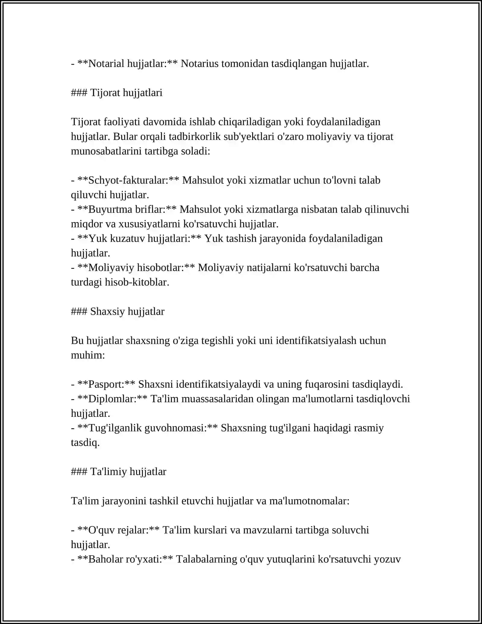 HUJJAT TURLARI VA ISH YURITISH ASOSLARI 4