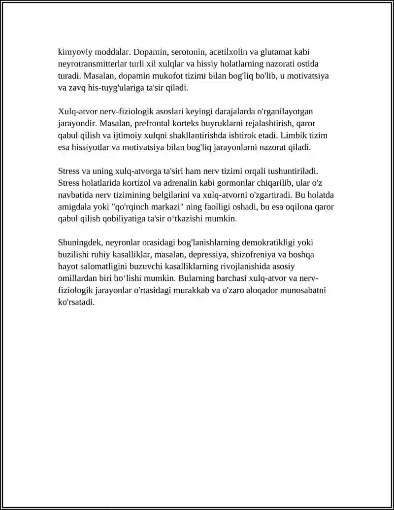 XULQ-ATVORNING NERV-FIZIOLOGIK ASOSLARI 4