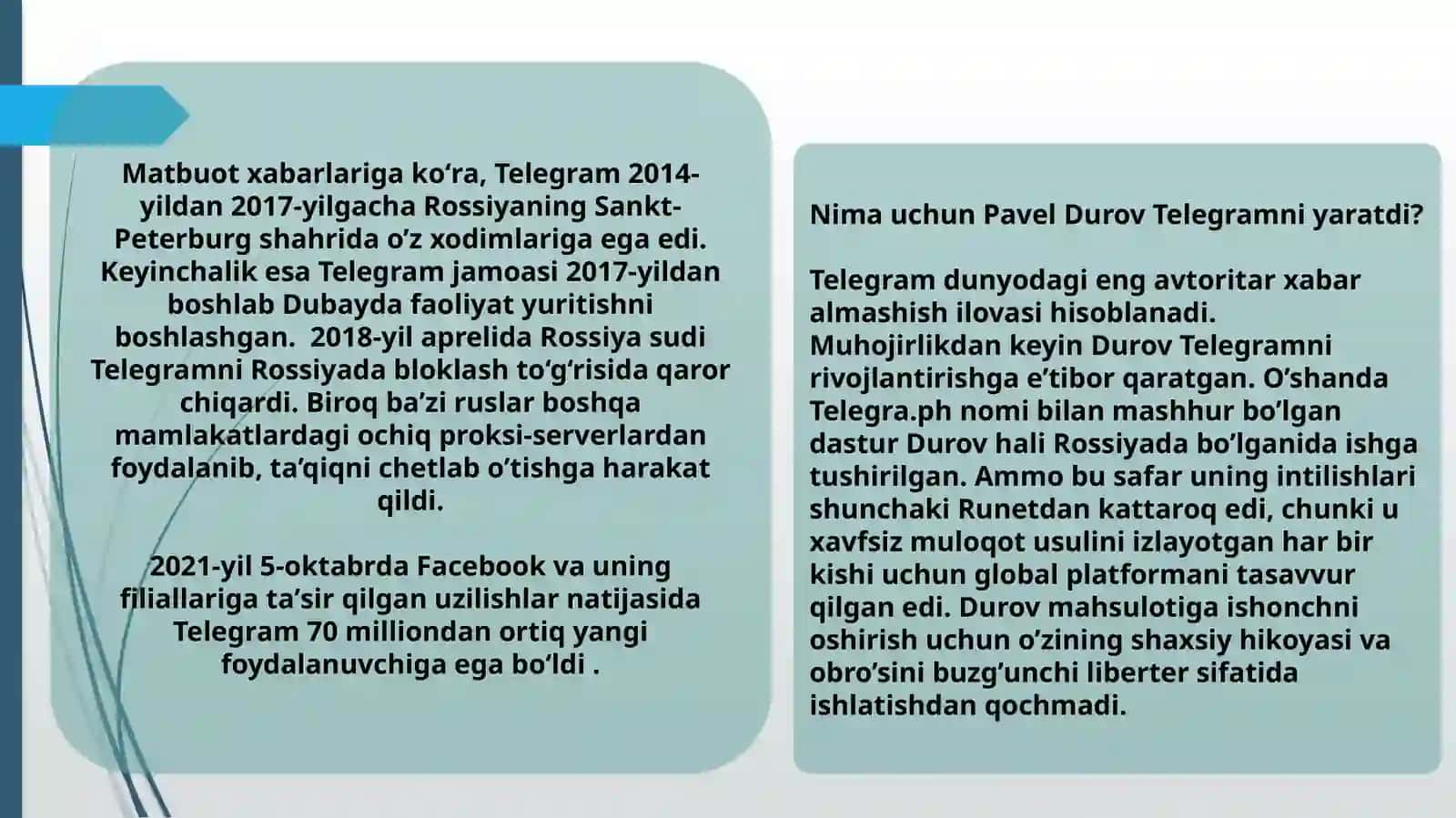 TELEGRAM IJTIMOIY TARMOG’I 4