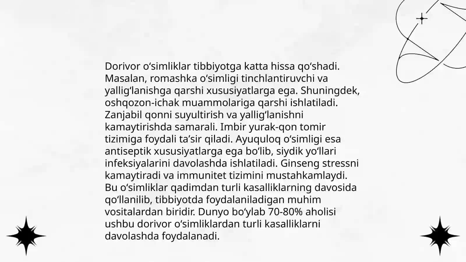 Oʻzbekistondagi dorivor oʻsimliklar homashyo bazasi 4