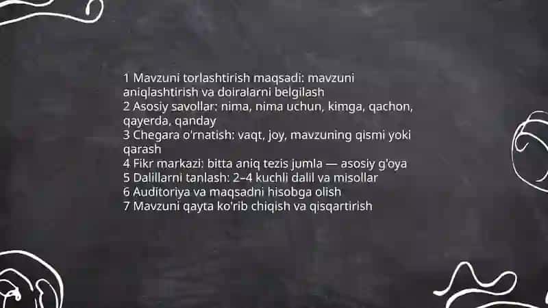 Men tanlagan mavzu bo'yicha esse yozish 4