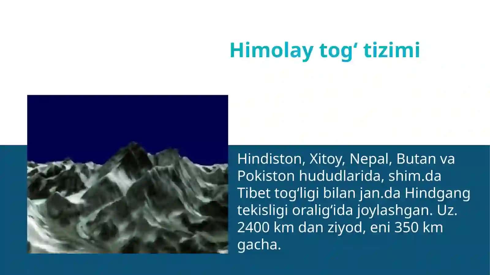 Himolay,AlpvaAndtog‘tizmalari 4