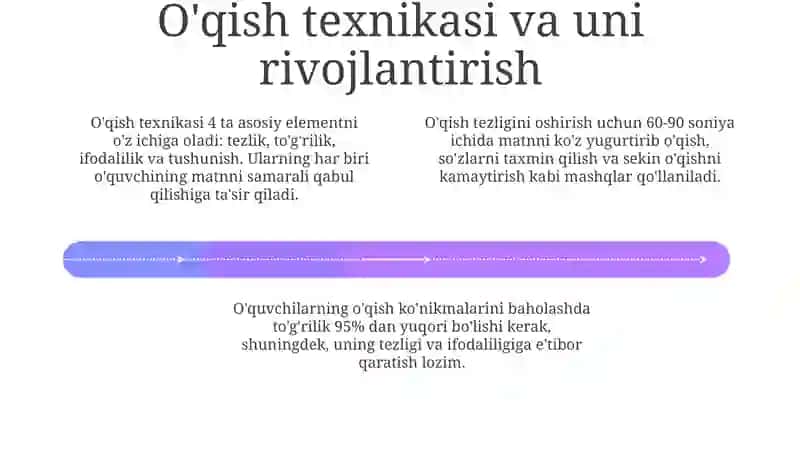 Boshlangich sinflarda matn ustida ishlash metodologiyasi 4
