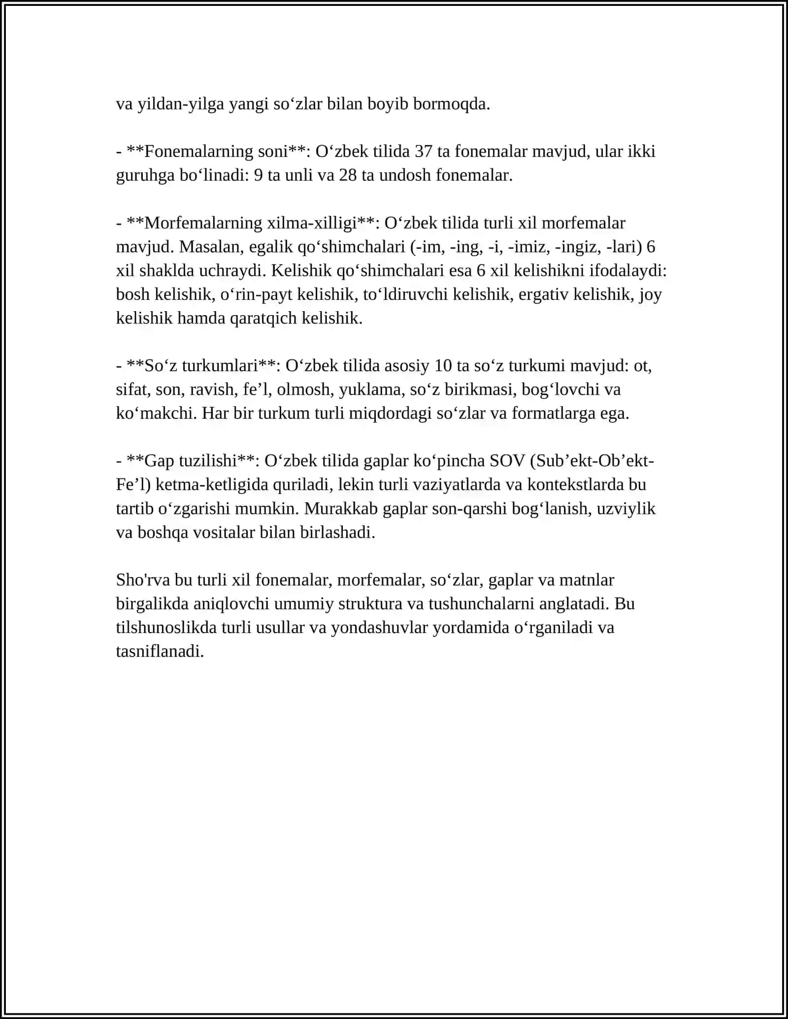 TIL BIRLIKLARI TASNIFI 4