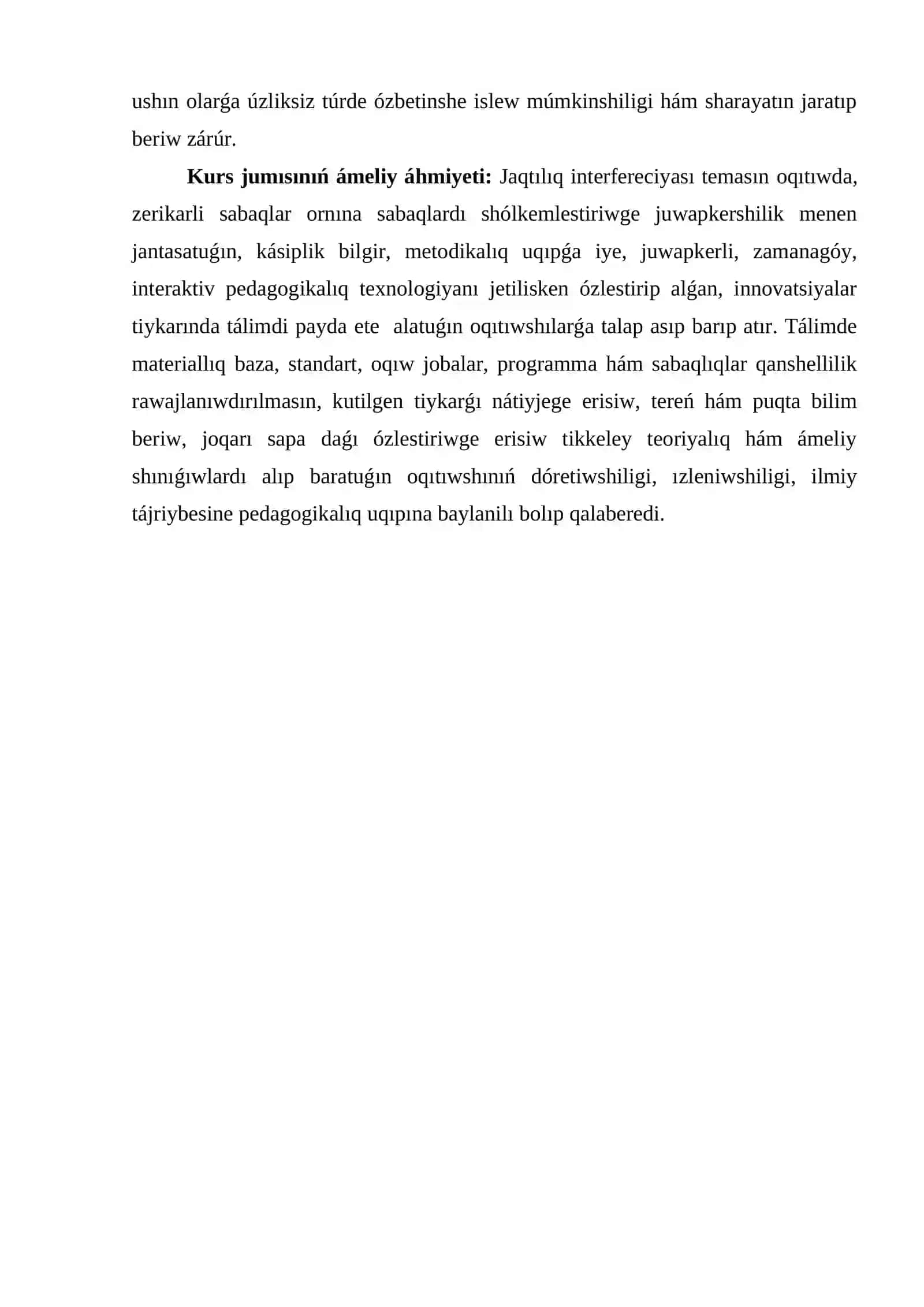 Fizika hám astronomiya oqıtıw metodikası 4