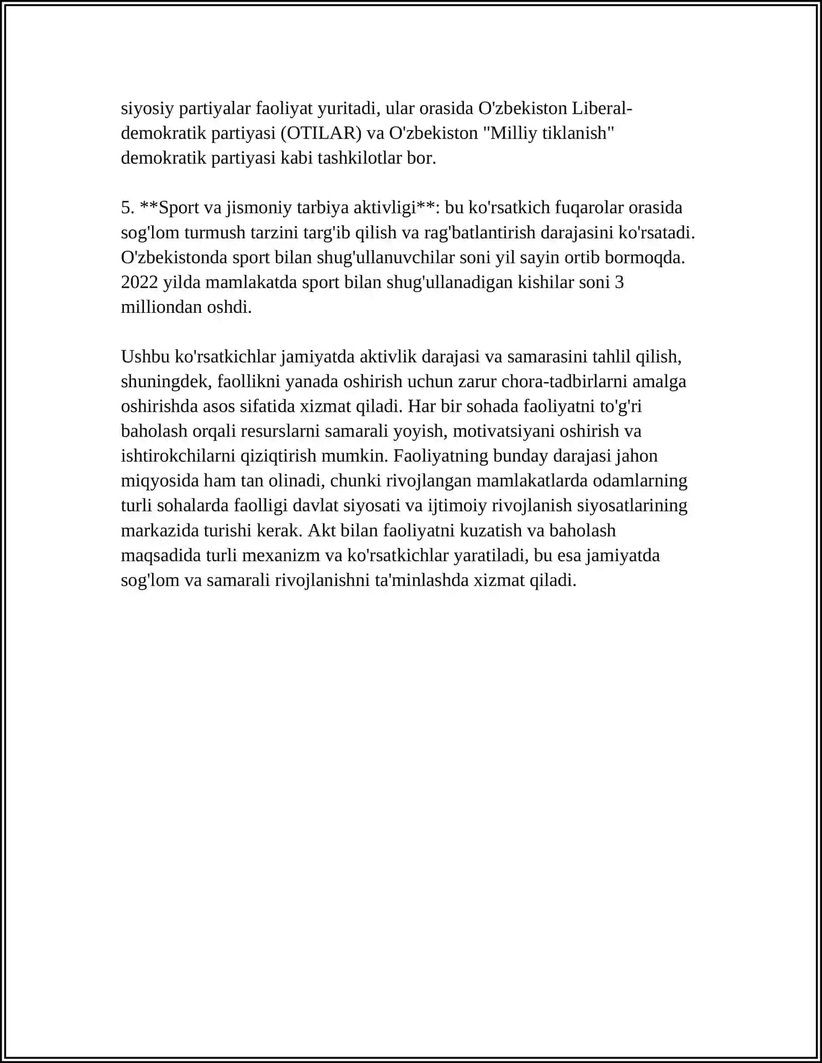 AKTIVLIK VA AKTIVLIK KOEFFITSIYENTI 4