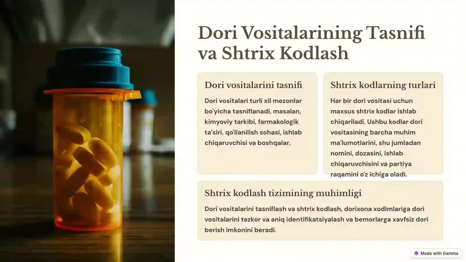 Dorixonada Dori Vositalarini Shtrix Kodlash: Zamonaviy Yondashuv 4