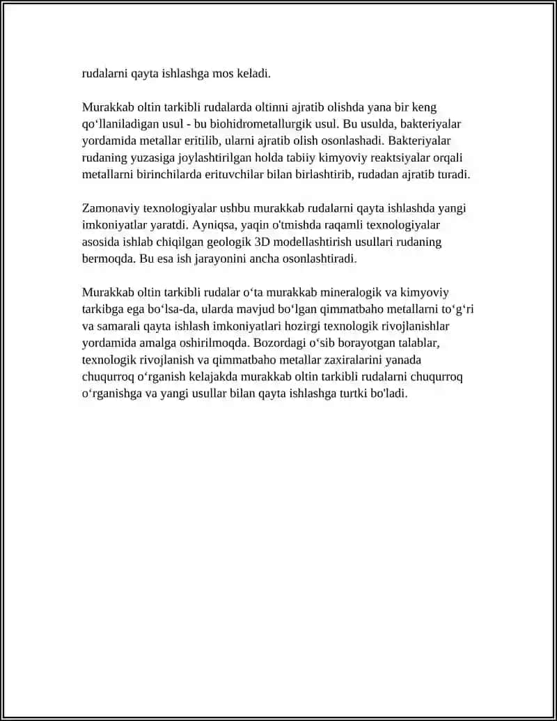 MURAKKAB OLTIN TARKIBLI RUDALAR KLASSIFIKATSIYASI 4