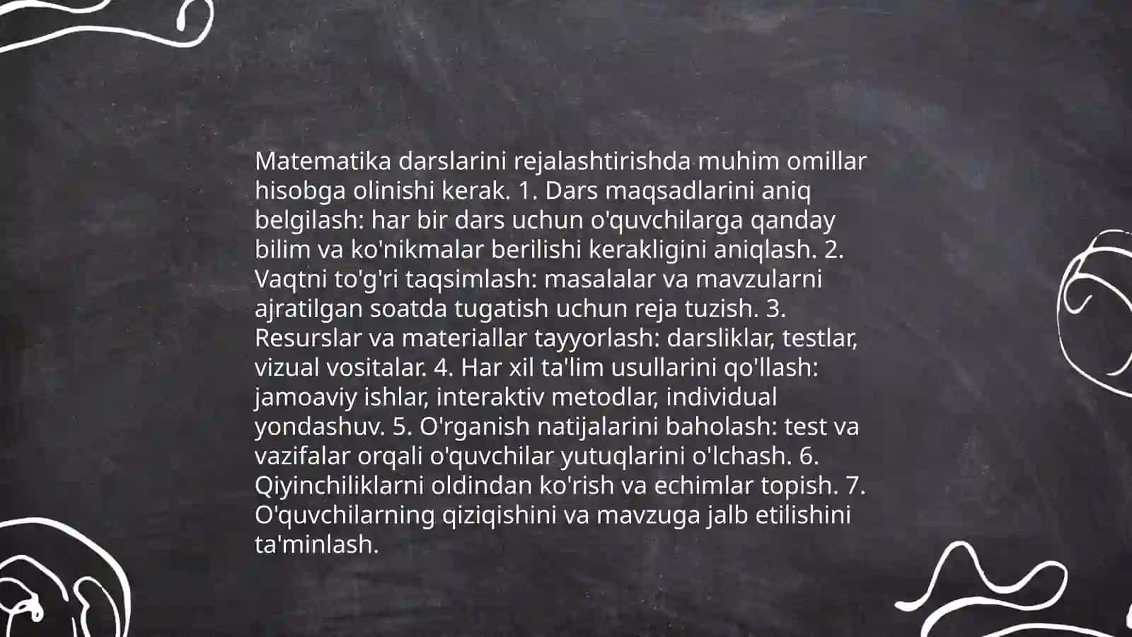 Matematika oʻqitish metodlari 4