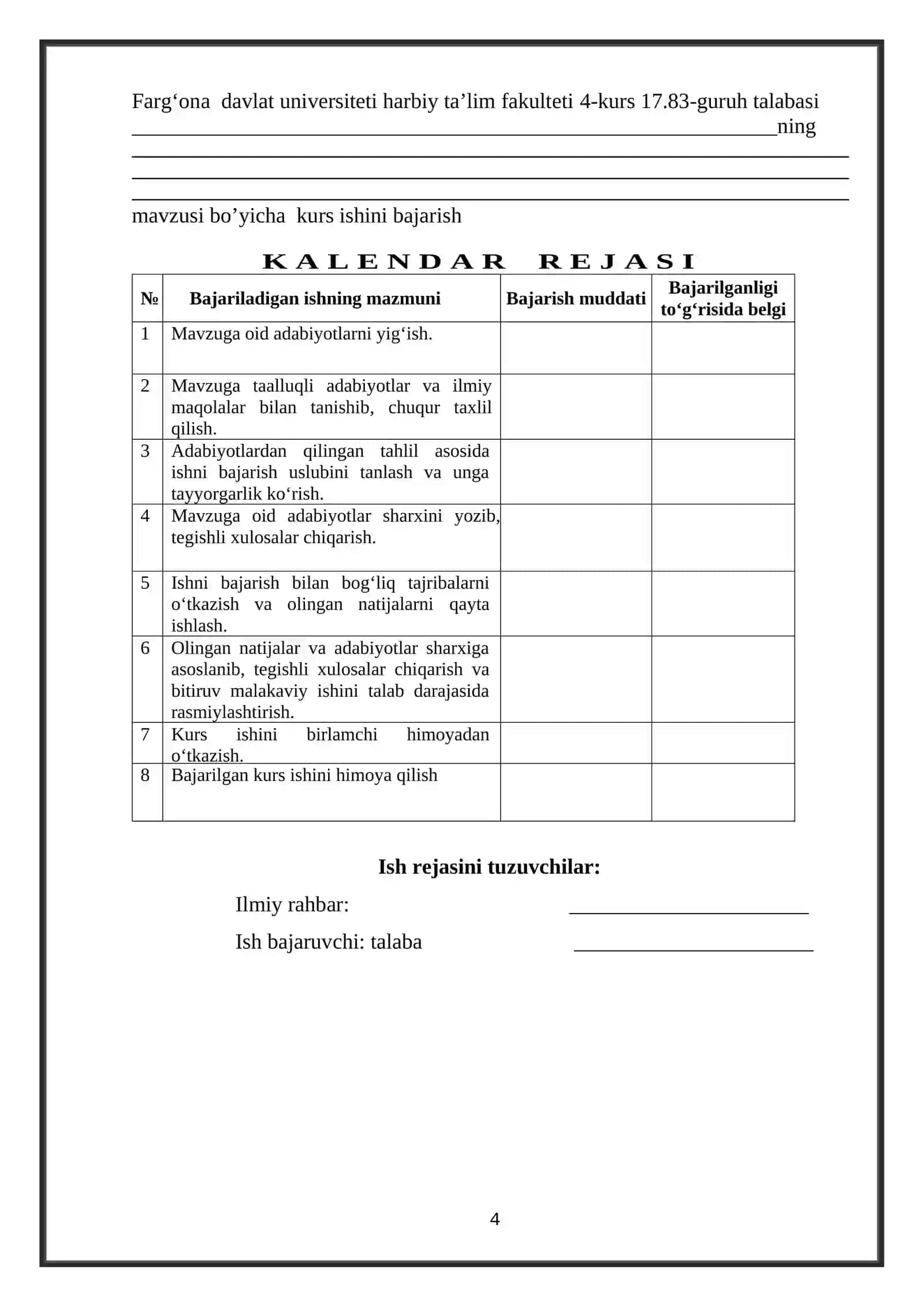 Kichik kalibirli miltig’ining turlari va ularni vazifasi 4