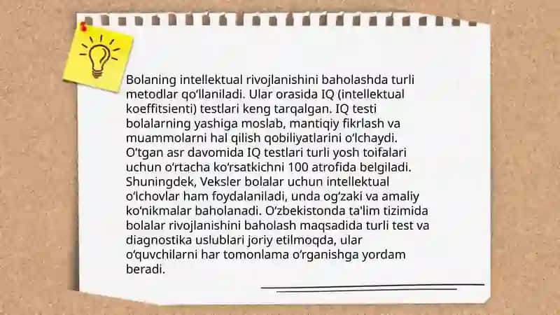 Bolaning maktabga tayyorgarligi psixodiagnostikasi 4