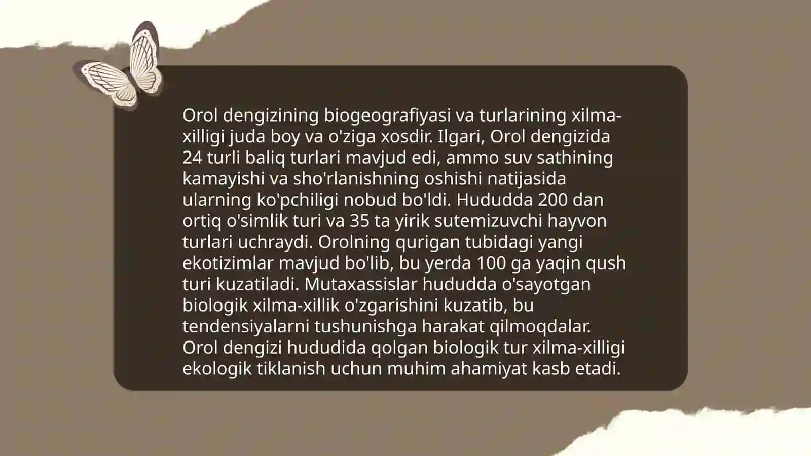 Biogeografiya va evolutsiya tushunchasi 4