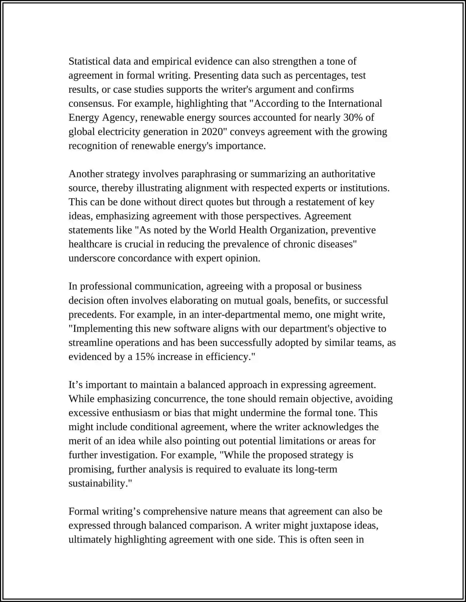 AGREEING AND DISAGREEING TONES 4