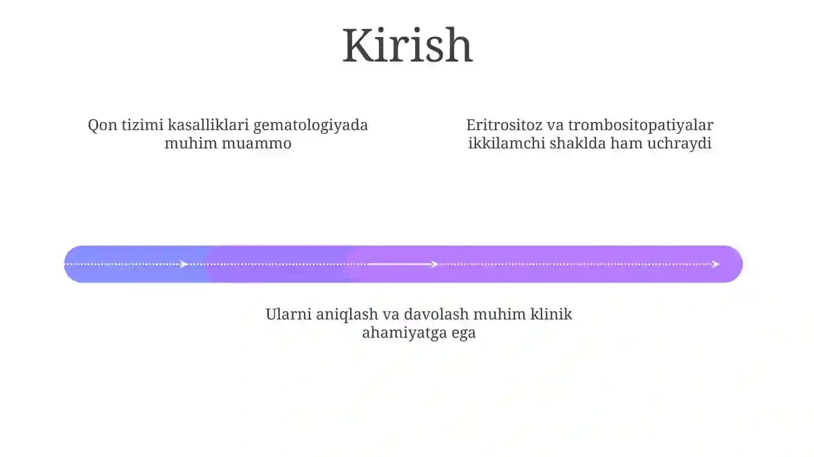 Simptomatik ertrositozlar. Simptomatik trombositopatiyalar, etiologiya, patogenez, kilinika, diagnostika, prinsiplari 4