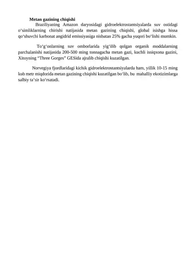 Gidroenergiya tizimlarining atrof muhutga tasiri 4