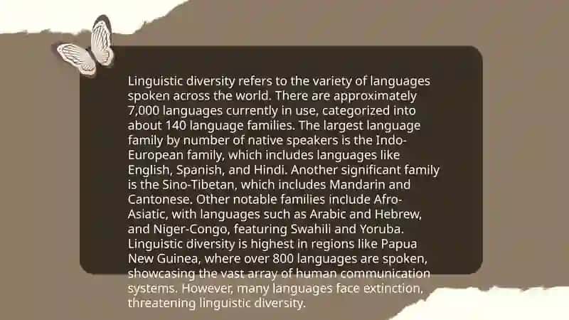 Linguistic map of the world 4