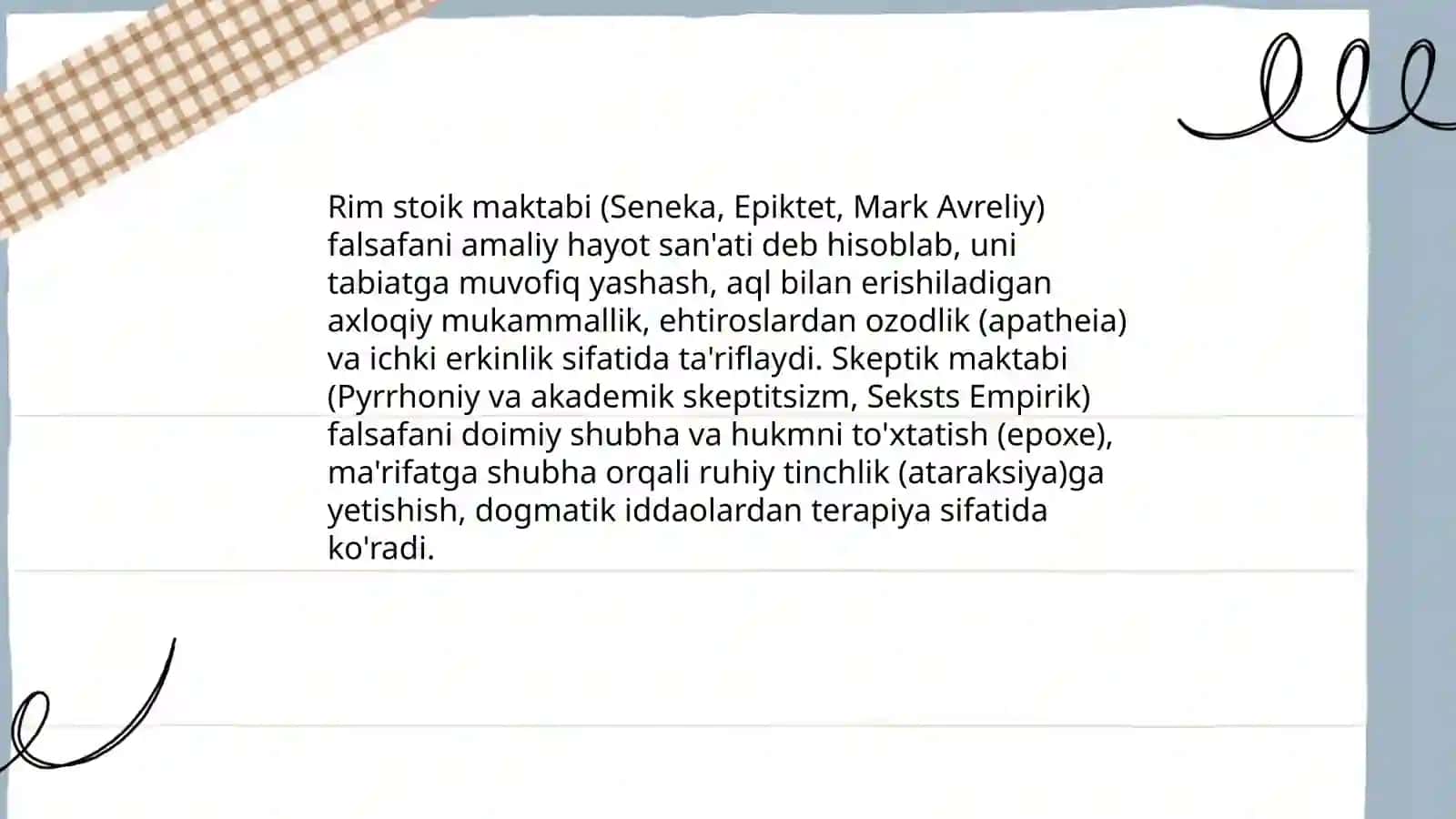 Falsafaning mohiyatiga oid Sharq va Gʻarb mutafakkirlari taʼriflarini tasniflash 4