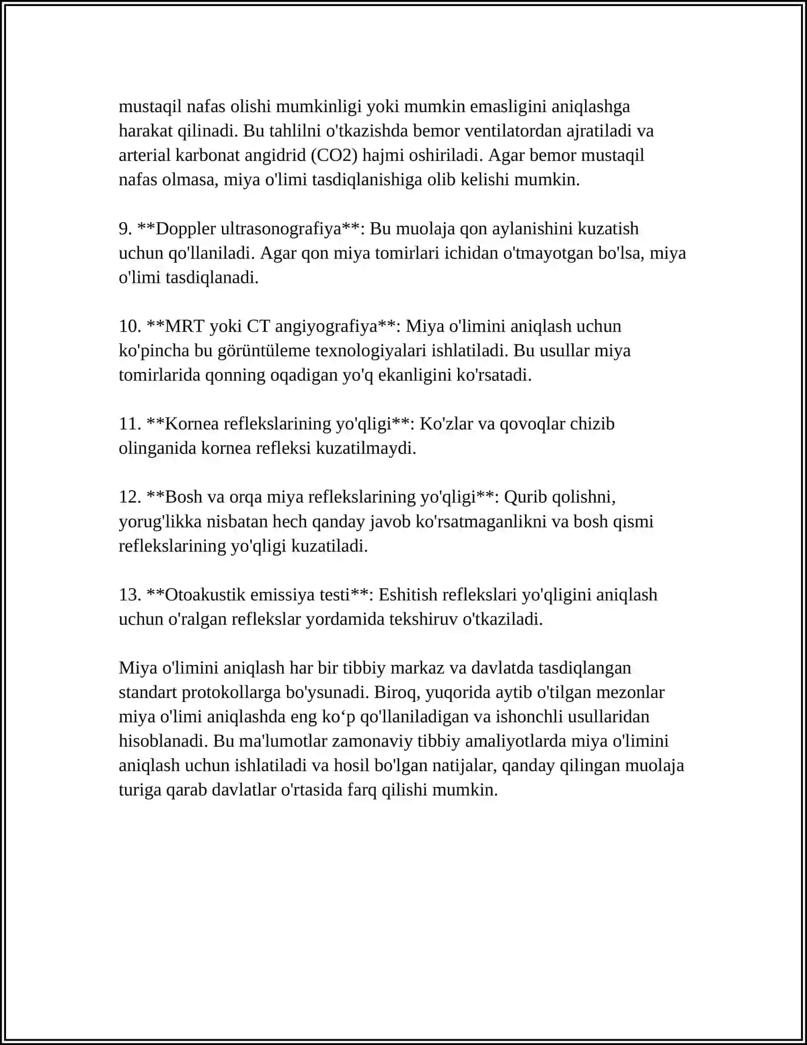 TIBBIY FAOLIYATDA BEVOSITA AKTIV EVTANAZIYANI ETIK-HUQUQIY BAHOLASH MUSTAQIL ISH 4