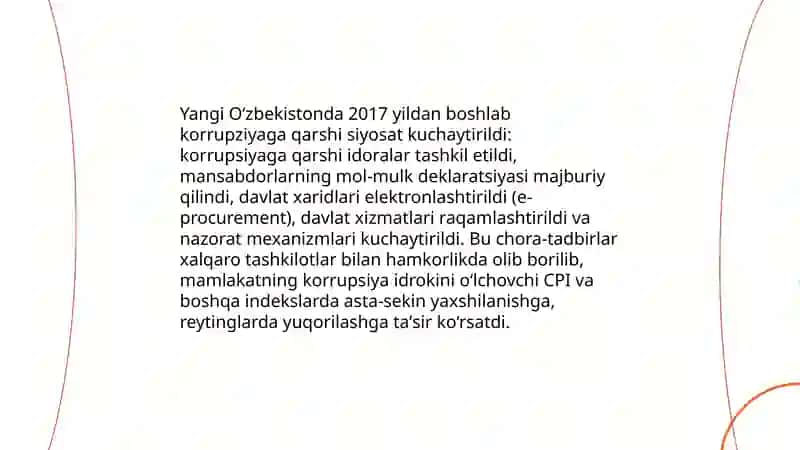 Yangi O‘zbekistonning biznes yuritish qulayligi 4
