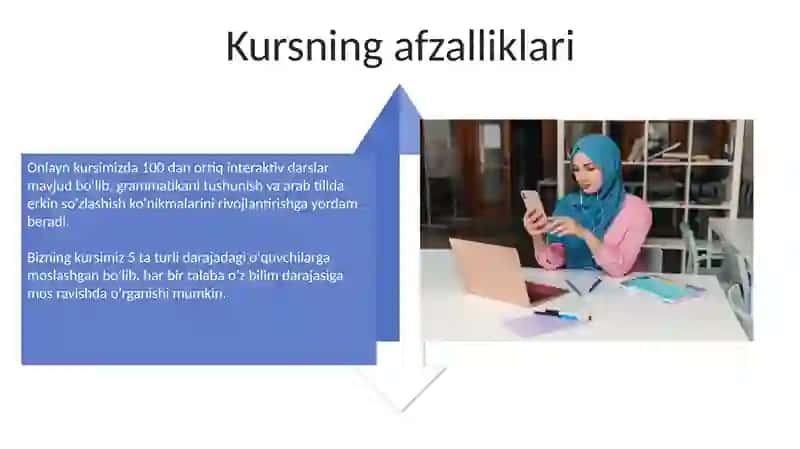 Onlayn arab tili kursi 4