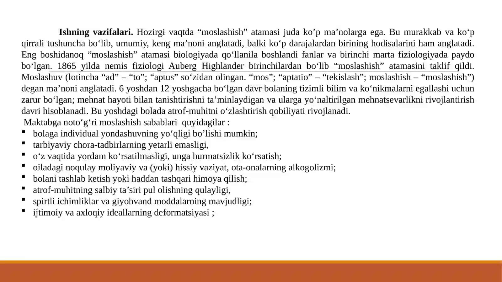 Bolalarni birinchi sinfga qabul qilish va ularning maktabga moslashtirish masalalari 4