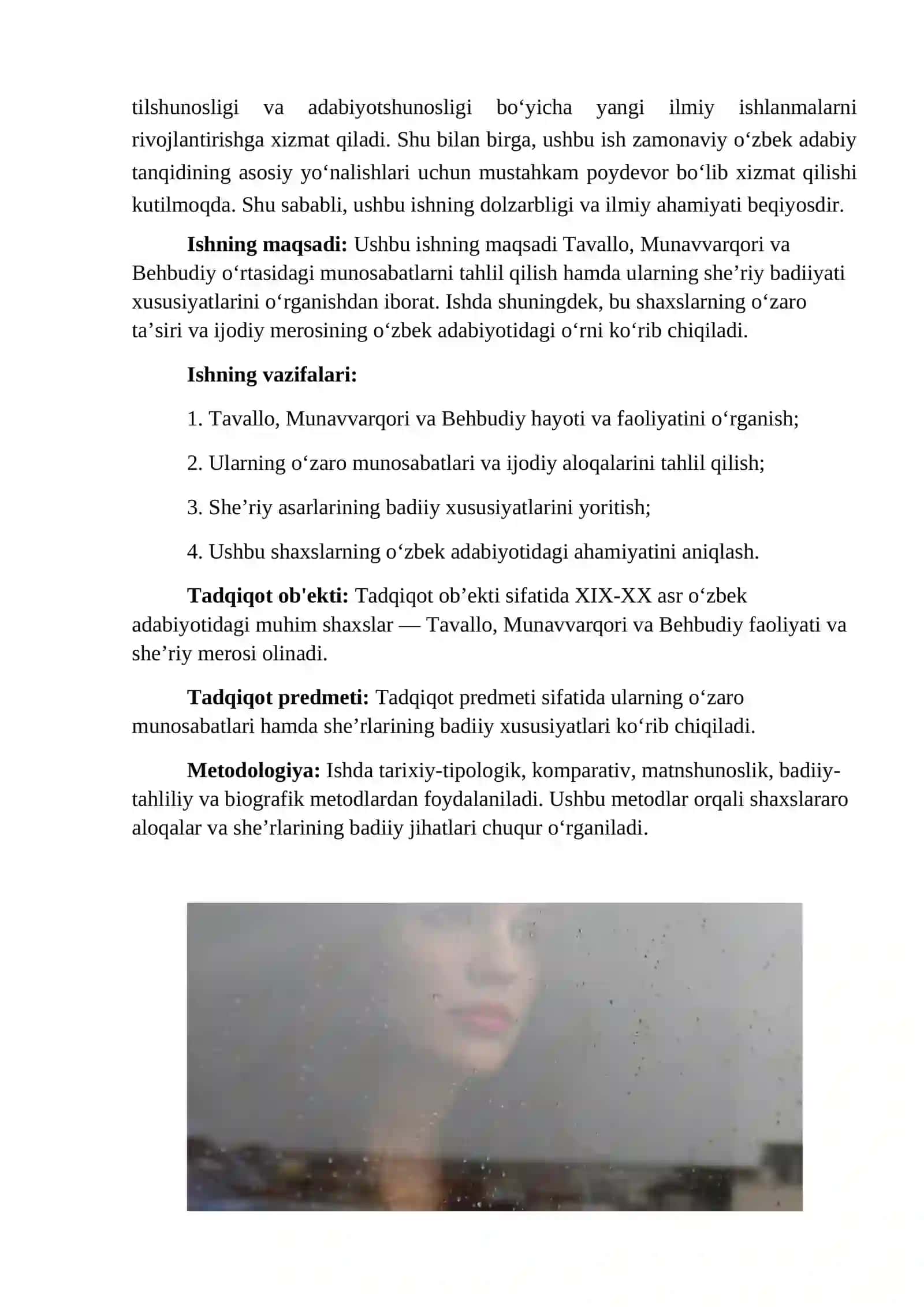 "Tavallo va Munavvarqori, Behbudiy munosabatlari, she'rlarining badiiyati" 4