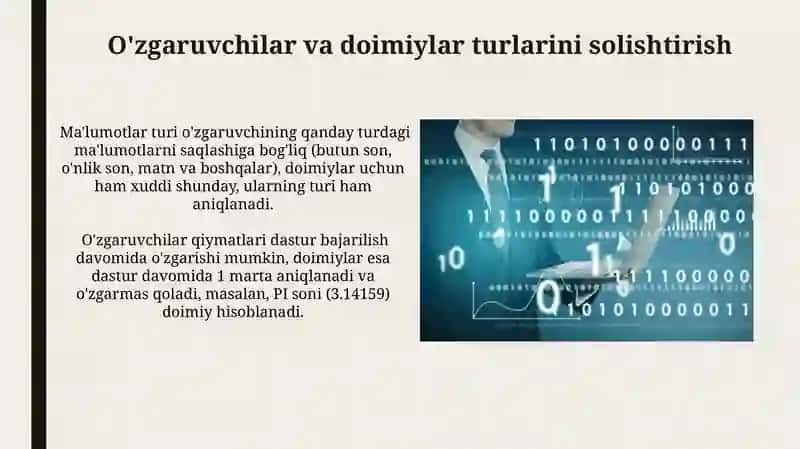 Ma'lumot turlari 4