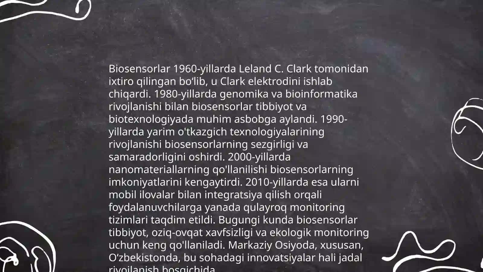 Biosensorlar va ularning ahamiyati 4
