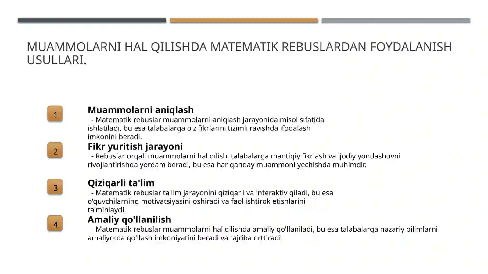 Matematika. Matematik rebuslar 4