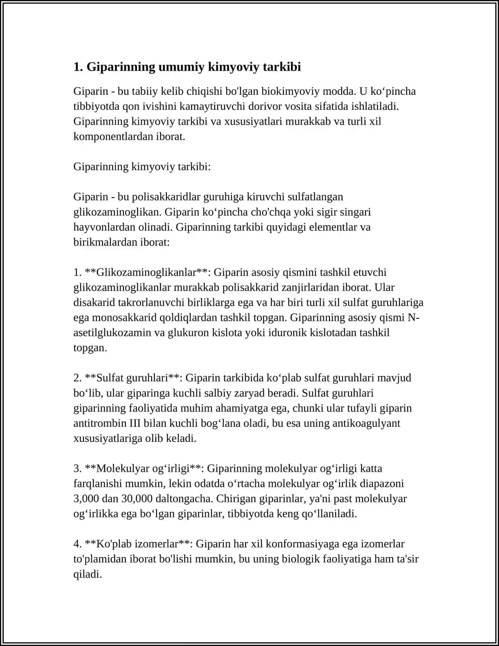 GIPARINNING KIMYOVIY TARKIBI ORGANIZMGA TA'SIR QILISH MEXANIZMI 4