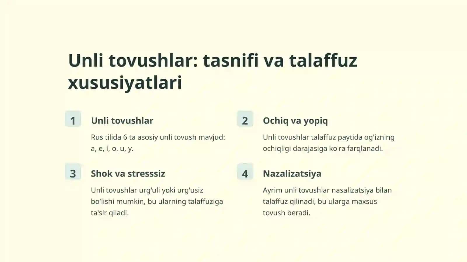 Rus tilining fonetik me'yorlari 4