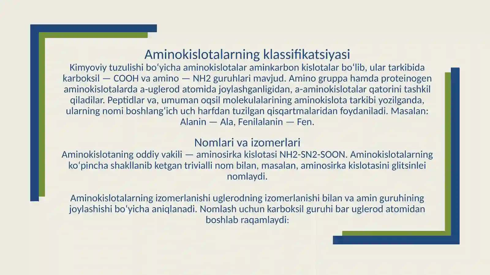 Aminokislotalar 4