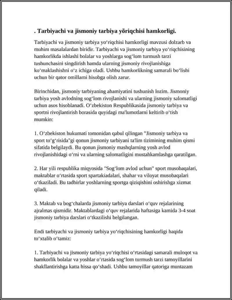 D.M.T.T Jismoniy Tarbiya Yõriqchisi Alpanova Shaxrizodaning Pedagogik Kenggash Mavzusi 4