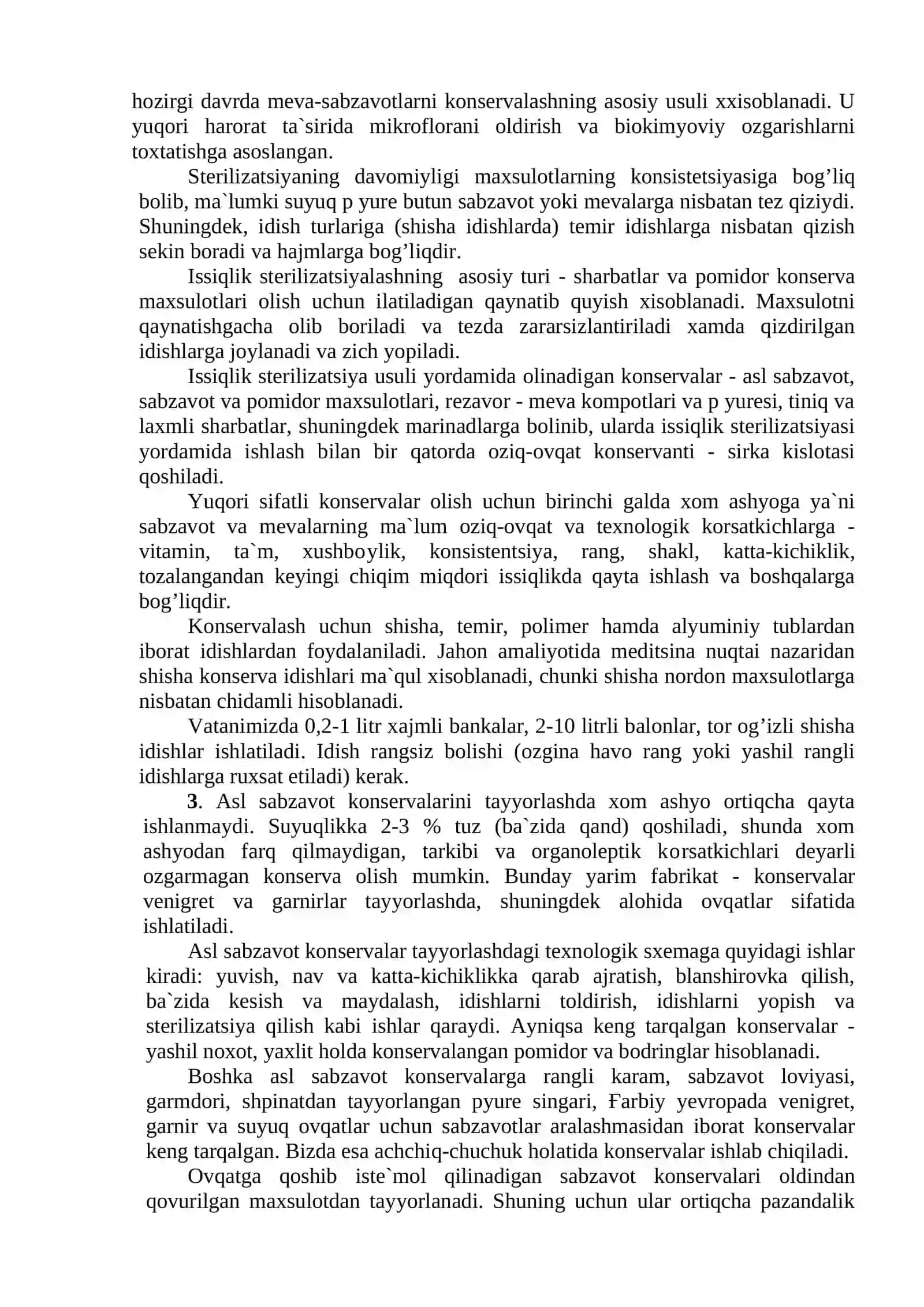 Meva, uzum va sabzavоtlarni saqlash va dastlabki qayta ishlash texnоlоgiyasi 4