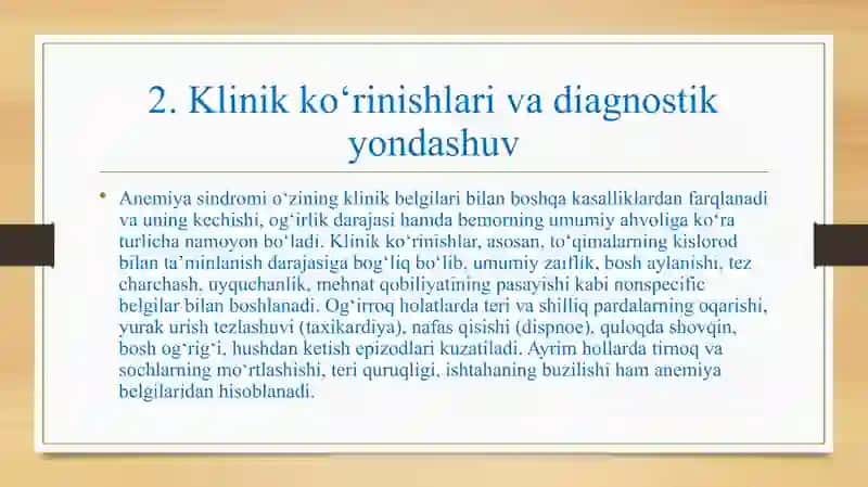 Anemiyasindromini ratsional davolashga klinik farmakologik yondashuv 4