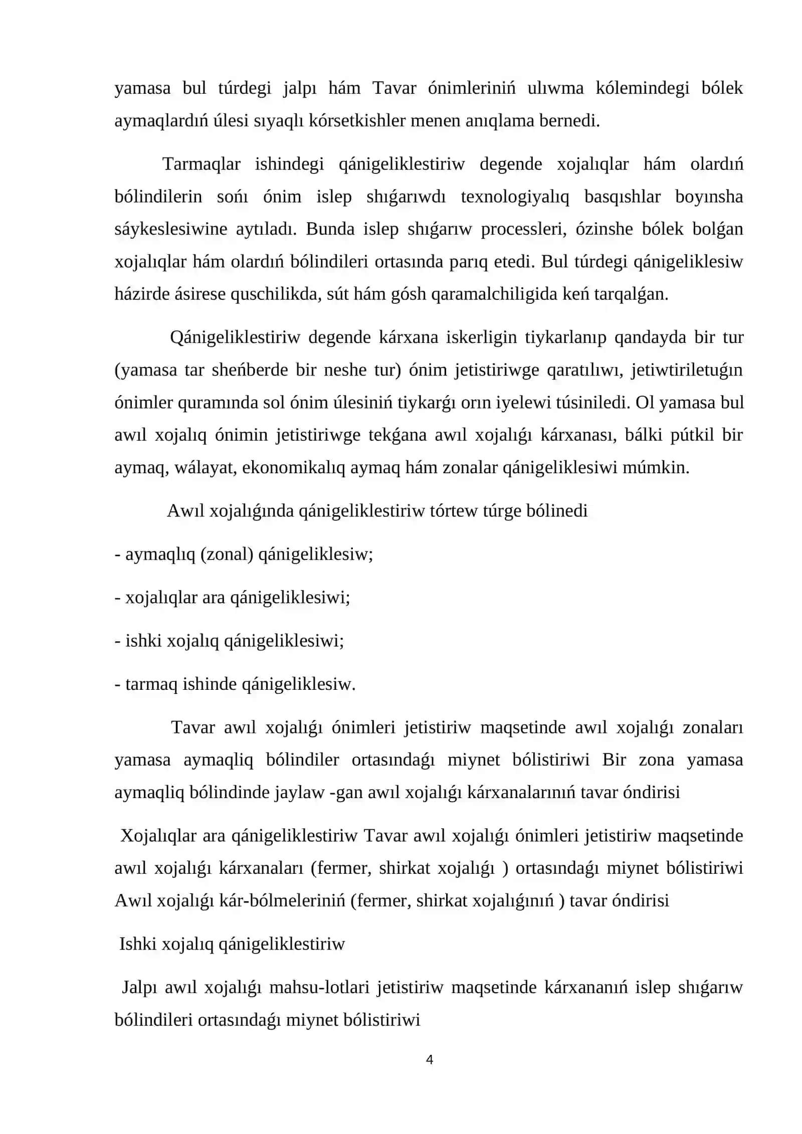 Ǵárezsizlik jıllarında awıl xojalıǵı hám sanaat tarawindagi ózgerisler 4