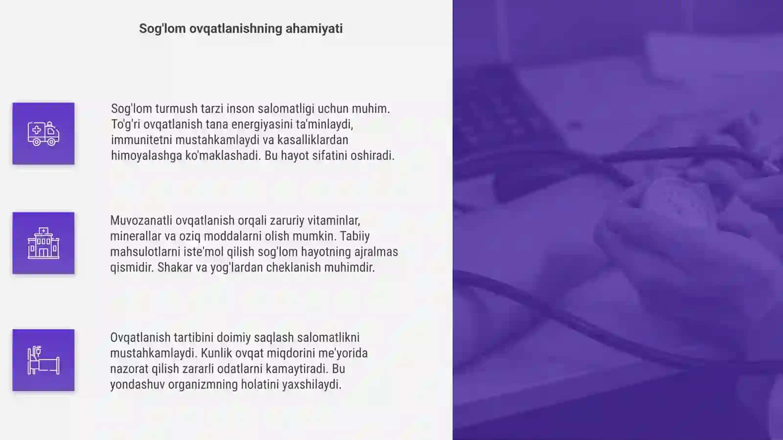Sog'lom turmush tarzi va uni tatbiq etish yollari 4