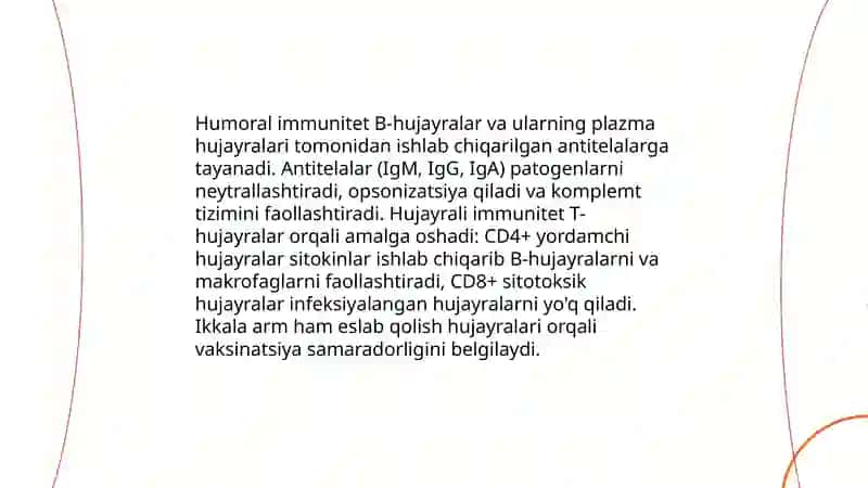 Immunitet va vaksinatsiya 4
