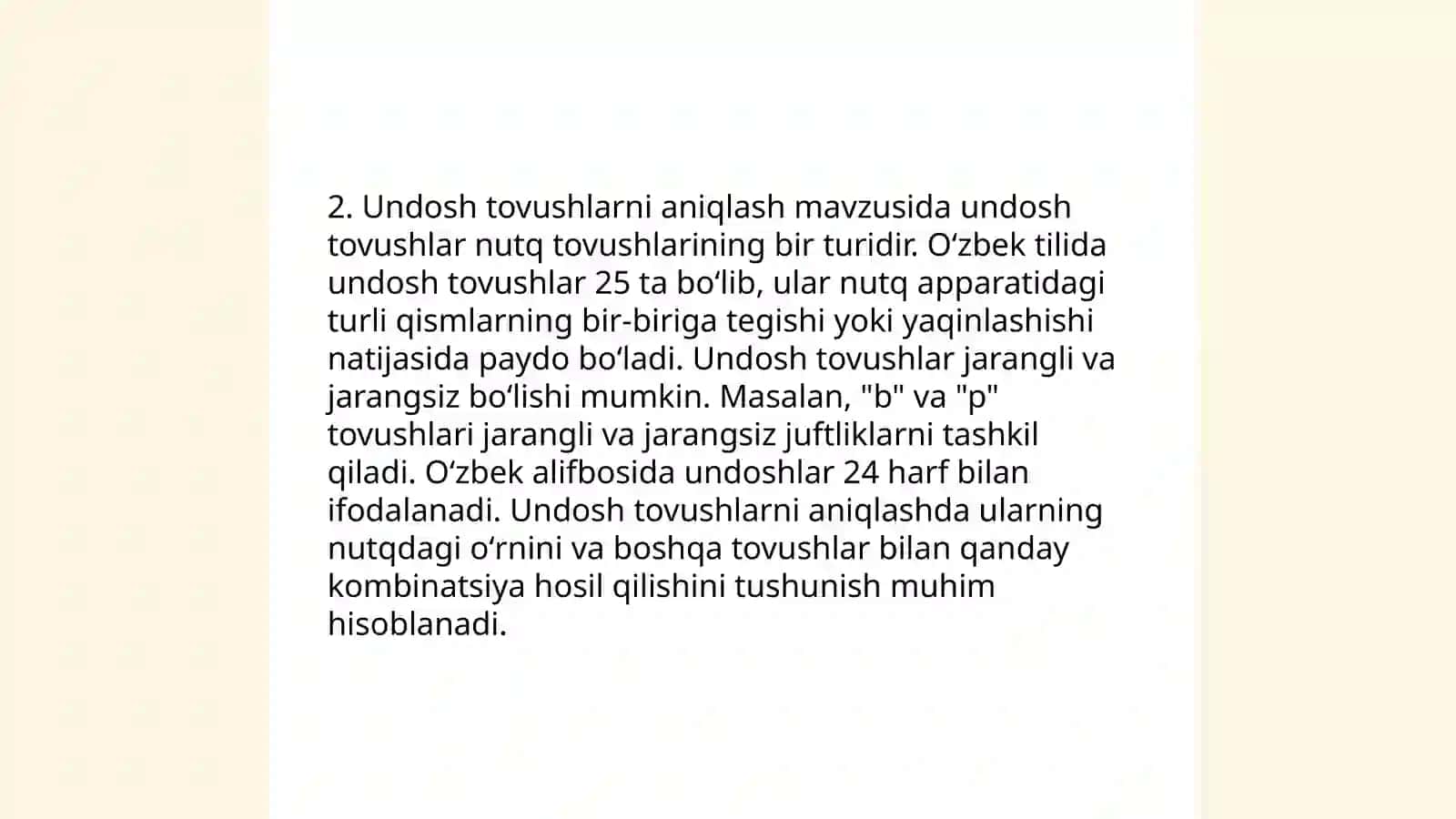 Ovozli harflarni tanish 4