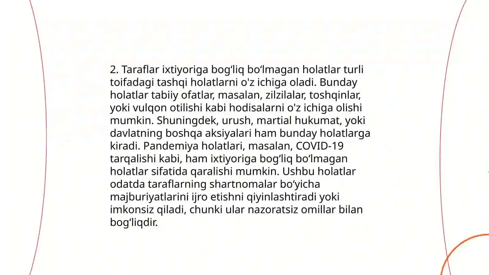 Taraflar ixtiyoriga bog‘liq bo‘lmagan holatlar bo‘yicha mehnat shartnomasini bekor qilish tushunchasi va asoslari 4