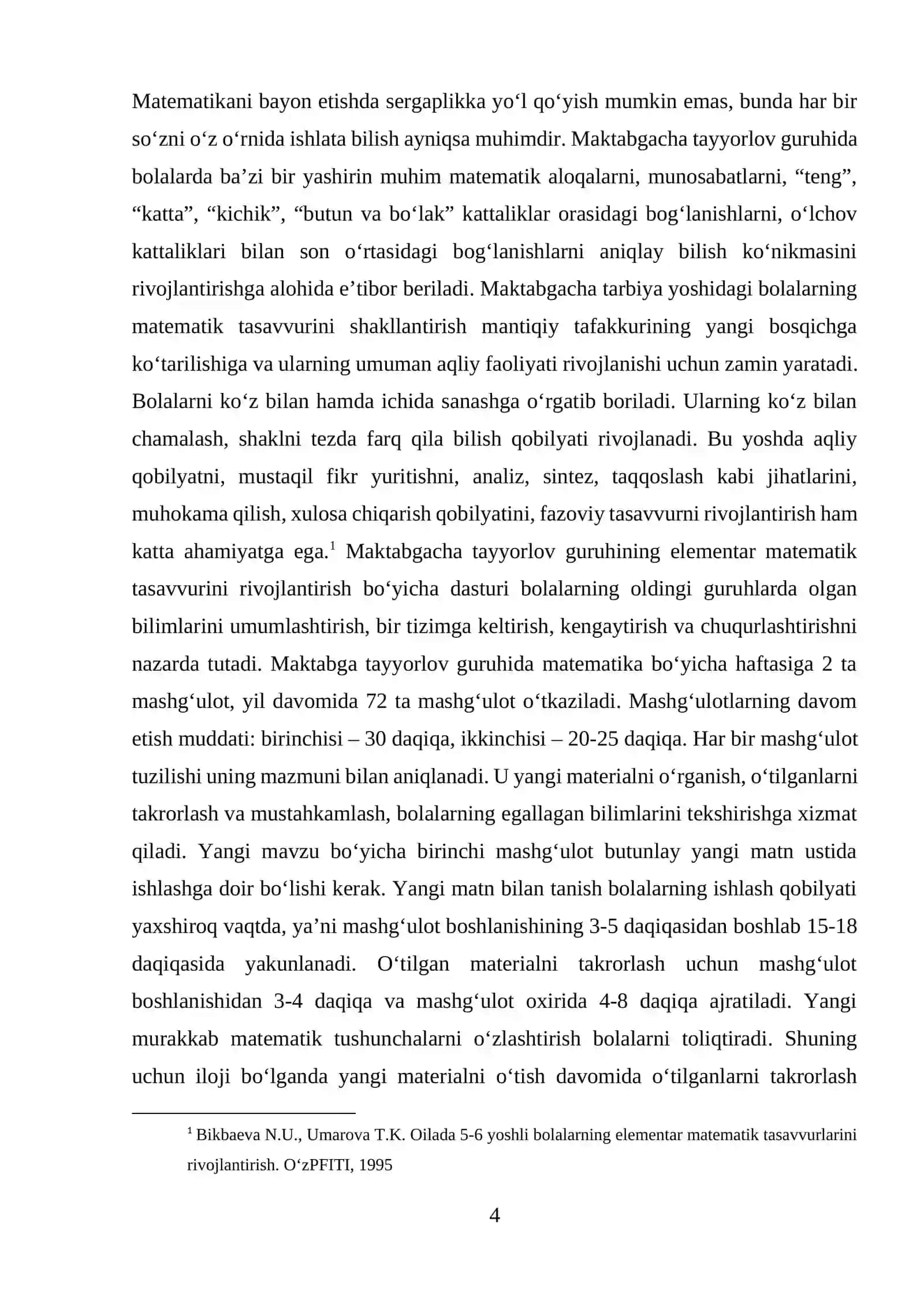 MATEMATIK TASAVVURLARNI SHAKLLANTIRISH NAZARIYASI VA TEXNOLOGIYALARI 4