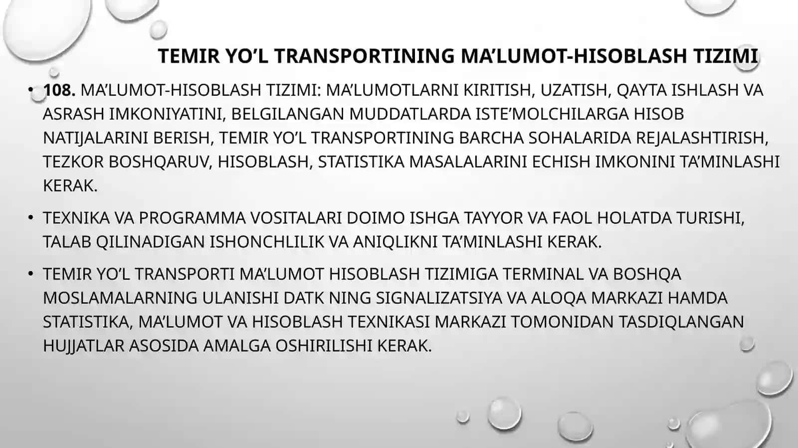 Temir yo‘l transportining ma’lumot-hisoblash tizimi 4
