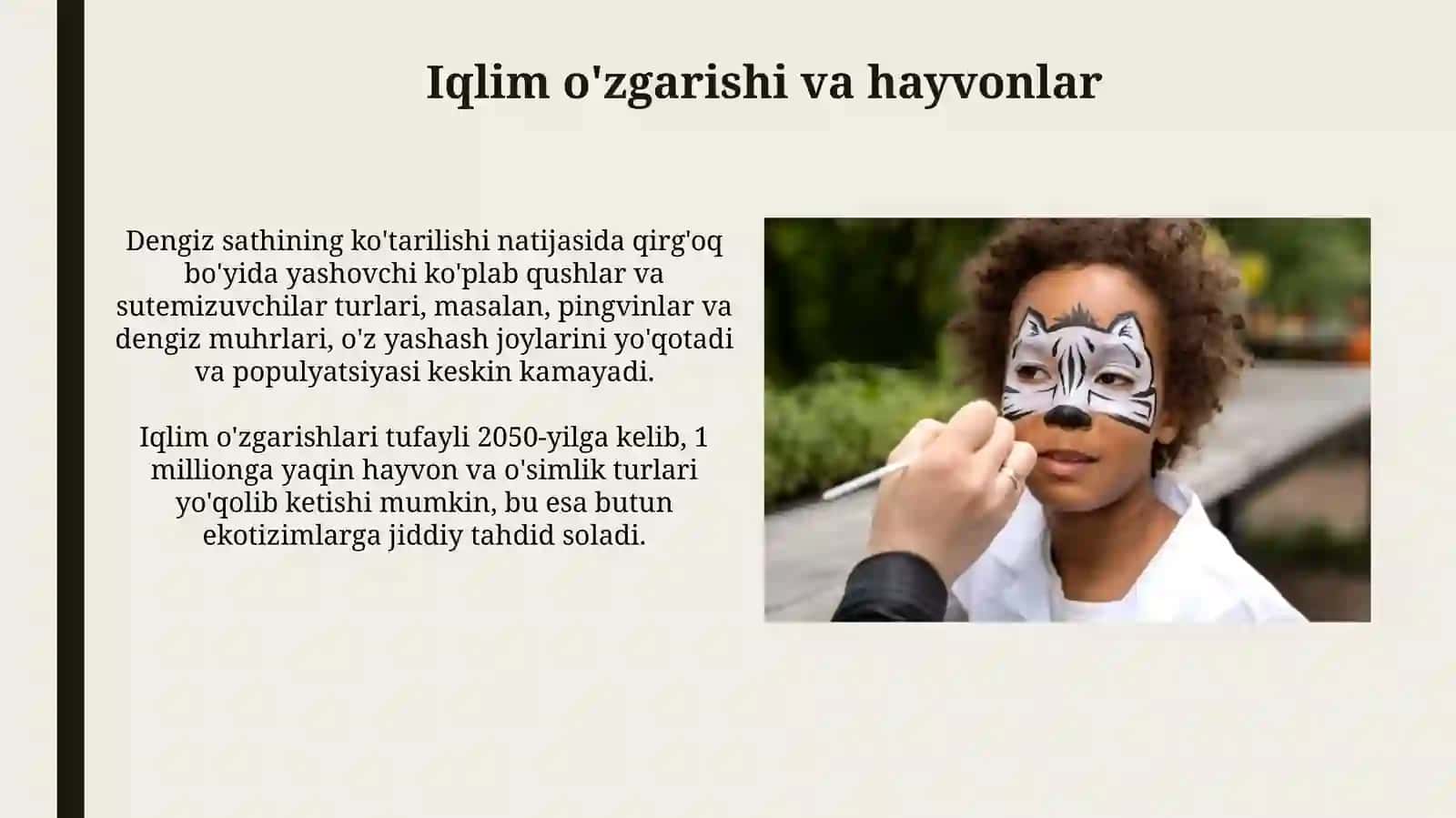 Odam faoliyati va hayvonot dunyosi 4