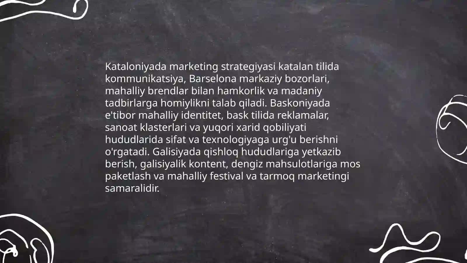 Ispaniyada marketingning o'ziga xos xususiyatlari 4